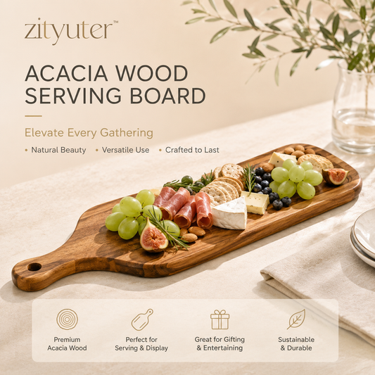 𝑧𝑖𝑡𝑦𝑢𝑡𝑒𝑟™ Acacia Wood Serving Board